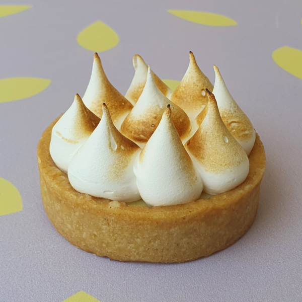 tartaleta de limón en porción individual
