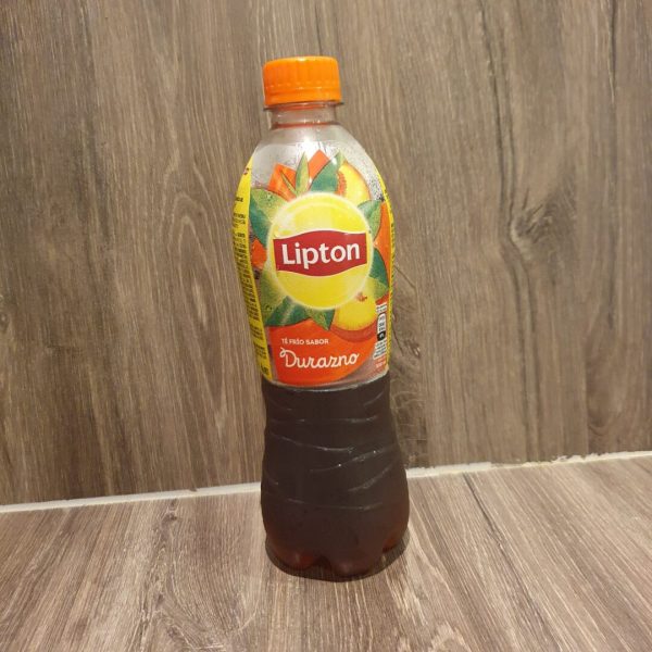 Botella de te frío Lipton sabor Durazno