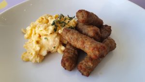 Salchichas con Huevo