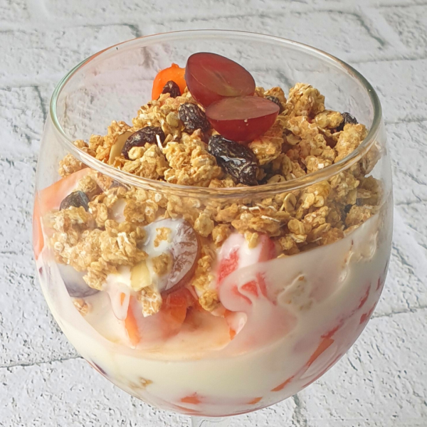 Copa con Parfait perfecto para el desayuno