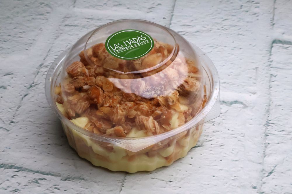 Flan crocante en porción individual - Las Hadas