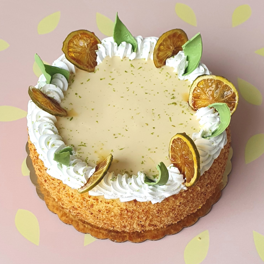 Dulce de cumpleaños - cheesecake de limón de 9 pulgadas