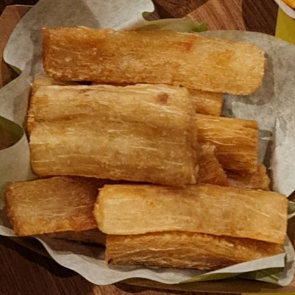 Yucas fritas - Acompañamiento